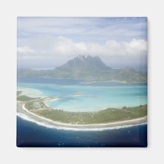 Imán Vista aérea desde el pequeño avión de Bora (Frente)