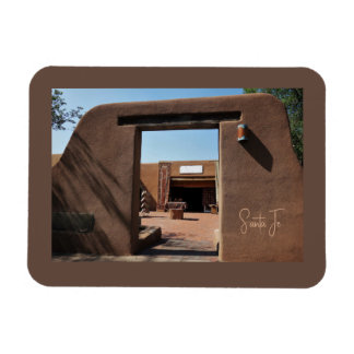 Imán Vista de Adobe de Santa Fe