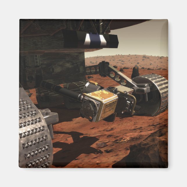 Imán Vista de cerca del brazo en Marte de la NASA (Frente)
