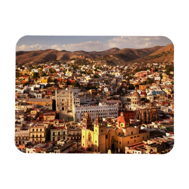 Imán Vista de ciudad desde arriba (Horizontal)