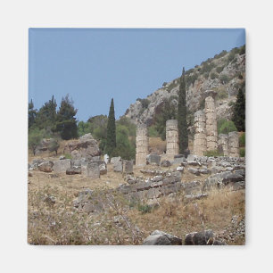 Imán Vista de Delfos, Grecia