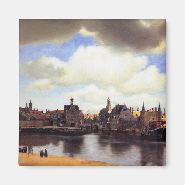 Imán Vista de Delft (Frente)