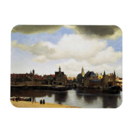 Imán Vista de Delft por Johannes Vermeer