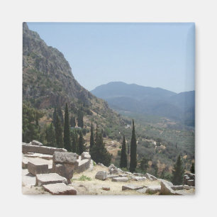 Imán Vista de Delphi, Grecia