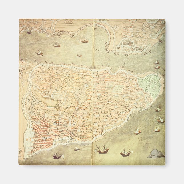 Imán Vista de Estambul (Frente)