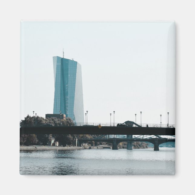 Imán Vista de Fráncfort (Frente)