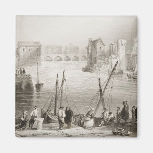 Imán Vista de Galway del Claddagh