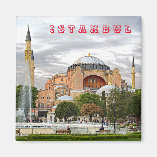 Imán Vista de Hagia Sophia. (Museo de Hagia Sophia).
