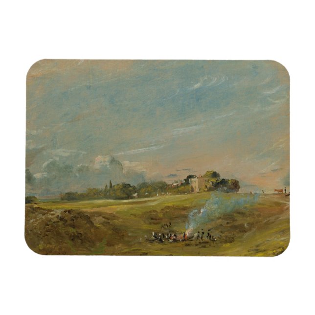 Imán Vista de Hampstead Heath, con figuras alrededor de (Horizontal)