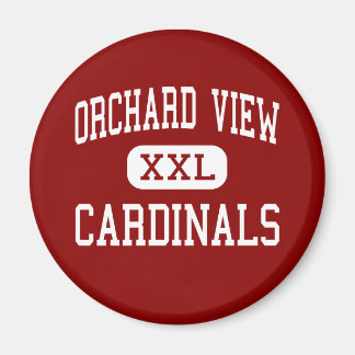 Imán Vista de huertos - Cardenales - Alto - Muskegon