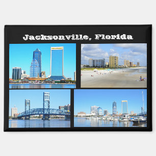 Imán Vista de Jacksonville Florida