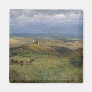 Imán Vista de Kronberg en Taunus, Alemania, 1879