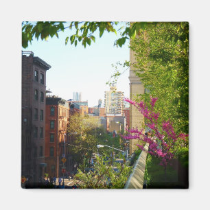 Imán Vista de la aldea occidental desde la línea alta, 