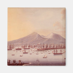 Imán Vista de la bahía de Nápoles, 1798