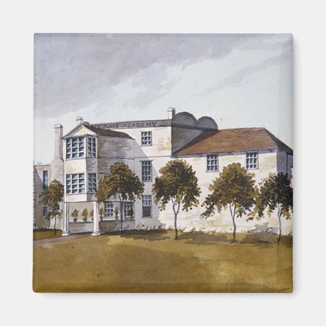 Imán Vista de la casa de Sir Noel de Caron, 1809 (Frente)