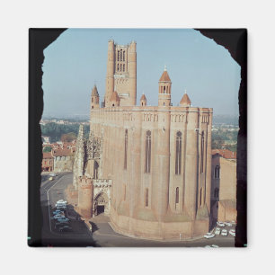 Imán Vista de la catedral de Sainte-Cecile