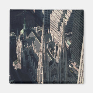 Imán Vista de la catedral de St Patrick