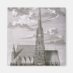Imán Vista de la catedral del St. Stephan