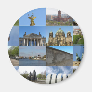 Imán Vista de la ciudad de Berlín en Alemania