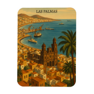 Imán Vista de la Ciudad de Gran Canaria