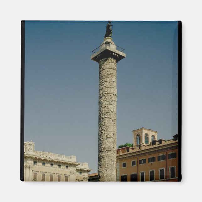 Imán Vista de la columna de Trajan, 113 AD (Frente)