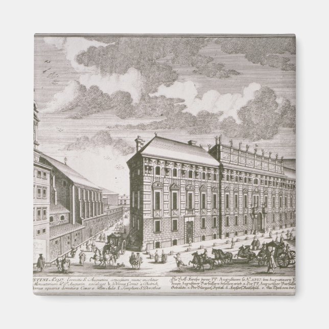 Imán Vista de la Dorotheergasse que muestra la (Frente)