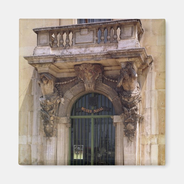 Imán Vista de la entrada al museo (Frente)