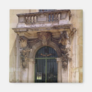 Imán Vista de la entrada del museo