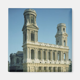 Imán Vista de la fachada de la iglesia de
