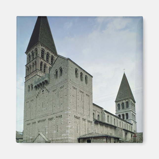 Imán Vista de la fachada oeste, siglos X-11 (Frente)