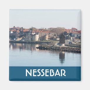 Imán Vista de la famosa ciudad búlgara de Nessebar