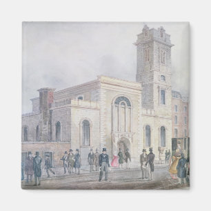 Imán Vista de la iglesia de St Bartholomew