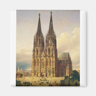 Imán Vista de la majestad gótica de la Catedral de Colo