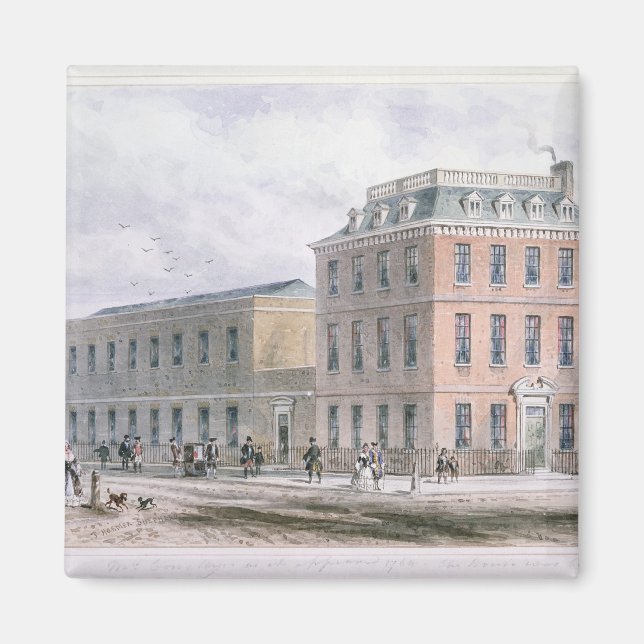 Imán Vista de la Plaza Soho y la Casa del Carlisle (Frente)