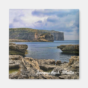 Imán Vista de la Roca del Hongo en Malta