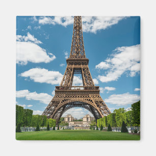 Imán Vista de la Torre Eiffel desde el Parque Público C