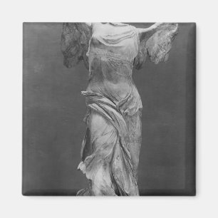 Imán Vista de la victoria Samothrace en museo del