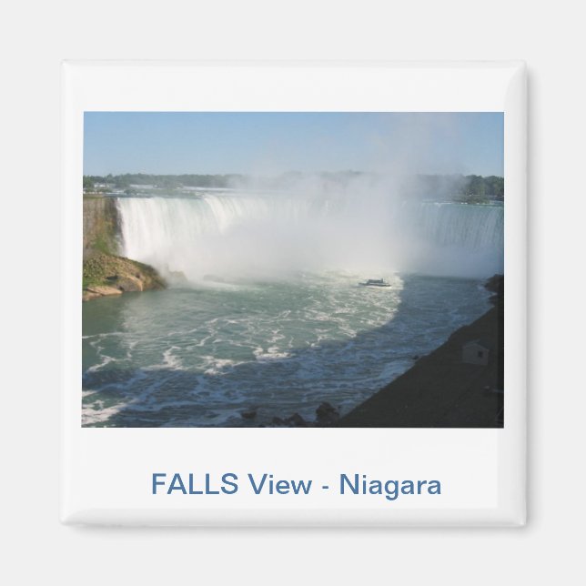 Imán Vista de las cataratas: Niagara USA Canada (Frente)