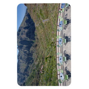 Imán Vista de las montañas Teno