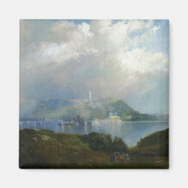 Imán Vista de las obras de agua de Fairmount (Filadelfi