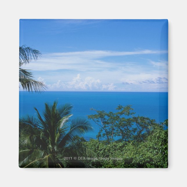 Imán Vista de los océanos (Frente)