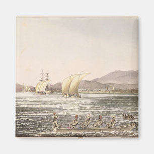 Imán Vista de Manila, Filipinas, 1826