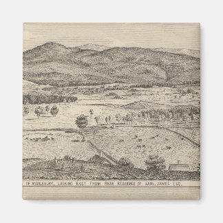 Imán Vista de Middlebury y granja