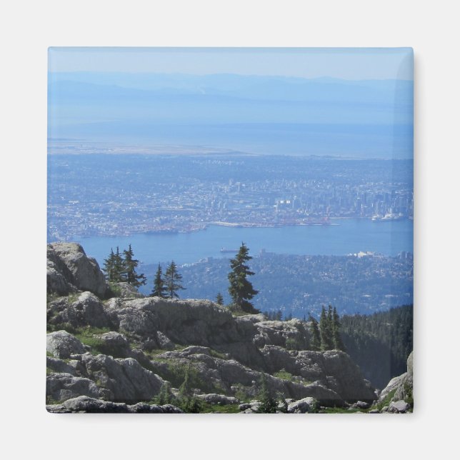 Imán Vista de montaña (Frente)