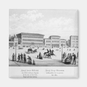 Imán Vista de Múnich, 1869