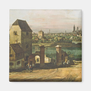 Imán Vista de Múnich, c. 1761 (aceite sobre lienzo)