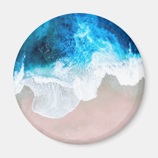 Imán Vista de playa (Frente)