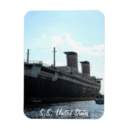 Imán Vista de popa del S.S. United States