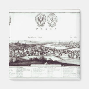 Imán Vista de Praga, 1649