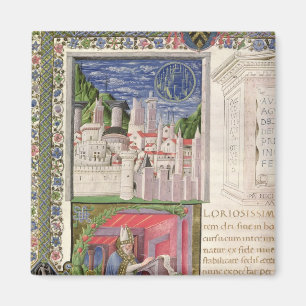 Imán Vista de Roma como la ciudad de Dios